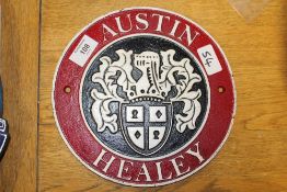 ***AN AUSTIN HEALEY PLAQUE