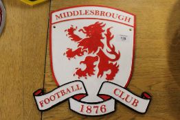 ***A MIDDLESBOROUGH FC PLAQUE