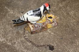 ***TWO DOOR KNOCKERS COMPRISING A CAT AND A BIRD