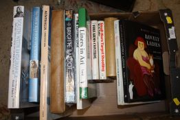 A TRAY OF BOOKS TO INCLUDE 'LOVELY LADIES' BY BERYL COOK