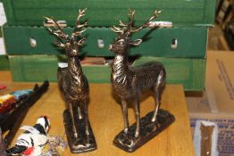 ***TWO DEER FIGURES