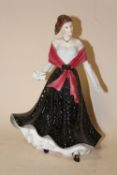 A ROYAL WORCESTER 'LADIES OF THE ISLES' SIAN FIGURE