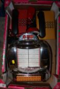A BOX OF RETRO TELEPHONES ETC.