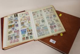 THREE VINTAGE STAMP ALBUMS AND CONTENTS
