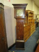 A 19TH CENTURY OAK EIGHT DAY LONGCASE CLOCK BY THO. REA - WALTON 10