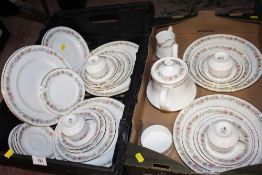 TWO TRAYS OF ROYAL ALBERT BELINDA CHINA
