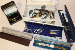 A COLLECTION OF LADIES WRISTWATCHES TO INCLUDE A BOXED ROTARY EXAMPLE AND A MARINE STAR DIVERS STYLE