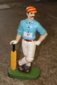 ***A CRICKETER DOORSTOP