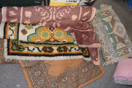 A COLLECTION OF WOOLLEN RUGS