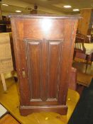 AN EDWARDIAN MAHOGANY POT CUPBOARD