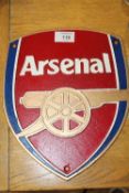 ***AN ARSENAL FOOTBALL PLAQUE