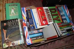A BOX OF ASSORTED BOOKS TO INCLUDE DAVID EDDINGS SCIENCE FICTION BOOKS