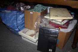 A LARGE QUANTITY OF TEXTILES IN ORIGINAL PACKAGING TO INCLUDE BED LINEN, CLOTHING ETC.