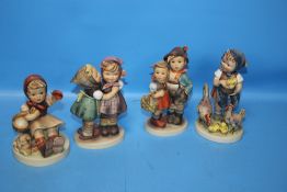 FOUR GOEBEL FIGURES
