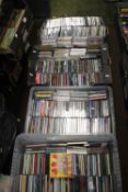 FOUR BOXES OF POP MUSIC CDS (OVER 1200)