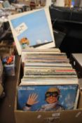 CIRCA 80 LP RECORDS TO INCLUDE DIANA ROSS, CARPENTERS, BONNY TYLER, ROD STEWART, BUDDY HOLLY, LIONEL