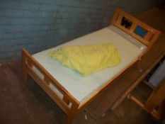 A PINE IKEA INFANT / TODDLER BED