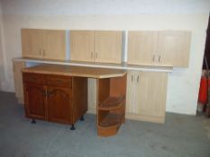 A QUANTITY OF KITCHEN UNITS AND DOORS