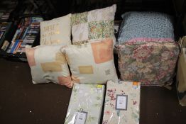 TWO UNOPENED PACKS OF DUNELM PENCIL PLEAT CURTAINS, W 168 CM DROP 137 CM, W168 CM DROP 182 CM