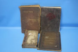 FOUR ANTIQUARIAN BOOKS TO INCLUDE 'FAMOUS FIGHTS AN HISTORICAL RECORD OF THE RING', A DICTIONARY