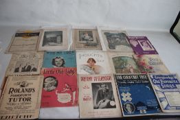 A COLLECTION OF VICTORIAN AND LATER SHEET MUSIC, to include Fairie Voices by A.G Crowe and