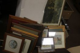 A QUANTITY OF PICTURES AND PRINTS