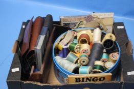 A COLLECTION OF SEWING ACCESSORIES