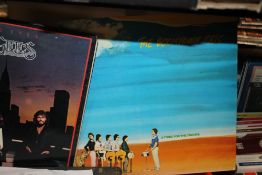 CIRCA 50 LP RECORDS TO INCLUDE JAPAN, HAZEL O'CONNOR, BOOMTOWN RATS, BEEGEES ETC.