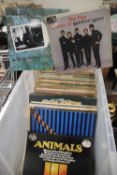 CIRCA 70 POP, EASY LISTENING AND FILM THEME LP RECORDS AND A 1950S/60S TEN ALBUM BOXED SET