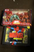 TWO BOXED MARVEL FIGURE SETS