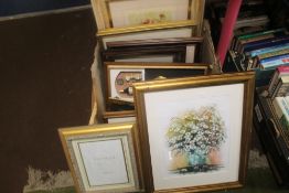 A QUANTITY OF PICTURES AND PRINTS