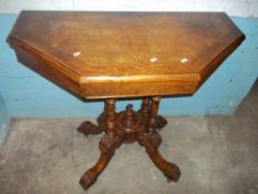 A FOLD OVER HALL / GAMES TABLE