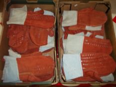TWO BOXES OF UNUSED HEAT PROOF FOUNDRY WORK GLOVES