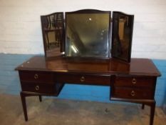 A STAG MINSTREL DRESSING TABLE