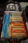 A TRAY OF EARLY PENGUIN AND PELICAN PAPERBACK BOOKS (TRAY NOT INCLUDED)