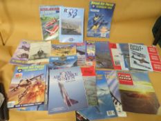 A QUANTITY OF RAF AND AIRCRAFT RELATED MAGAZINES