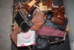 A LARGE QUANTITY OF VINTAGE EMPTY CAMERA CASES