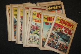 A QUANTITY OF VINTAGE THE HORNET COMICS