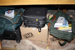 A LARGE QUANTITY OF BOOKS TOGETHER WITH LP RECORDS, PICTURE FRAMES, CD'S ETC