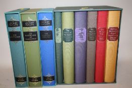 A SET OF SIX FOLIO SOCIETY THOMAS HARDY BOOKS TOGETHER WITH THREE FOLIO SOCIRT ANTHONY TROLLOPE