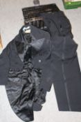 A VINTAGE HARRY LONGMAN OF LEEDS COATAILED JACKET AND TROUSERS