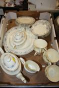 A TRAY OF MINTON BELLEMEADE CHINA