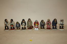 A COLLECTION OF TEN ROBERT HARROP THE PG CHIMPS COLLECTION FIGURES