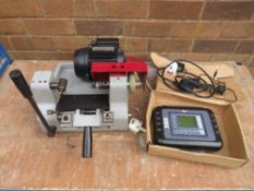 AN EASY PROFESSIONAL KEY CUTTING MACHINE TOGETHER WITH A SILCA SBB KEY PROGRAMMER (Key cutter
