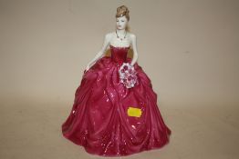 A GOLD STAMPED COALPORT GRAND FINALE FIGURE 1827/7500