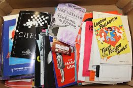 A TRAY OF VINTAGE THEATRE PROGRAMMES
