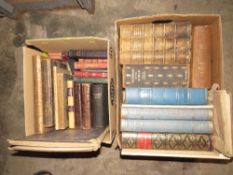 TWO BOXES OF ANTIQUARIAN BOOKS