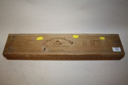 A VINTAGE WOODEN CARL INTELMANNKOM-GES CIGAR MOULD/PRESS