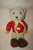 A VINTAGE RUPERT THE BEAR SOFT TOY WITH PULL STRING A/F