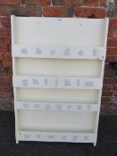 A MODERN CHILDS HANGING 'A - Z' RACK H-115 W-78.5 CM